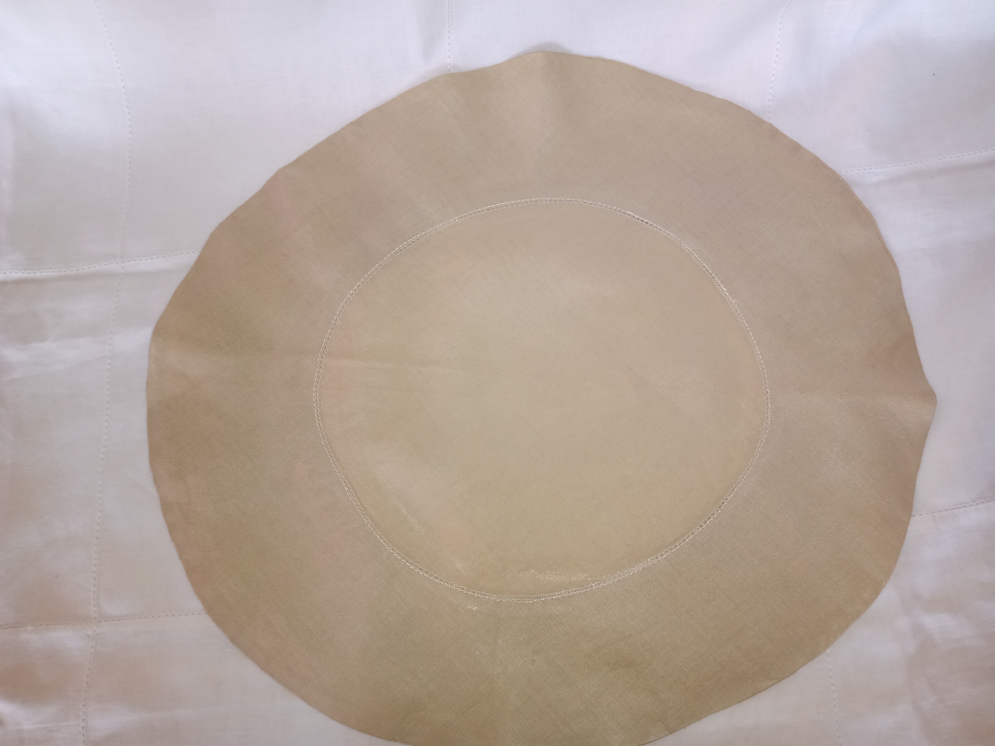 JOGO AMERICANO LINHO RED CAQUI