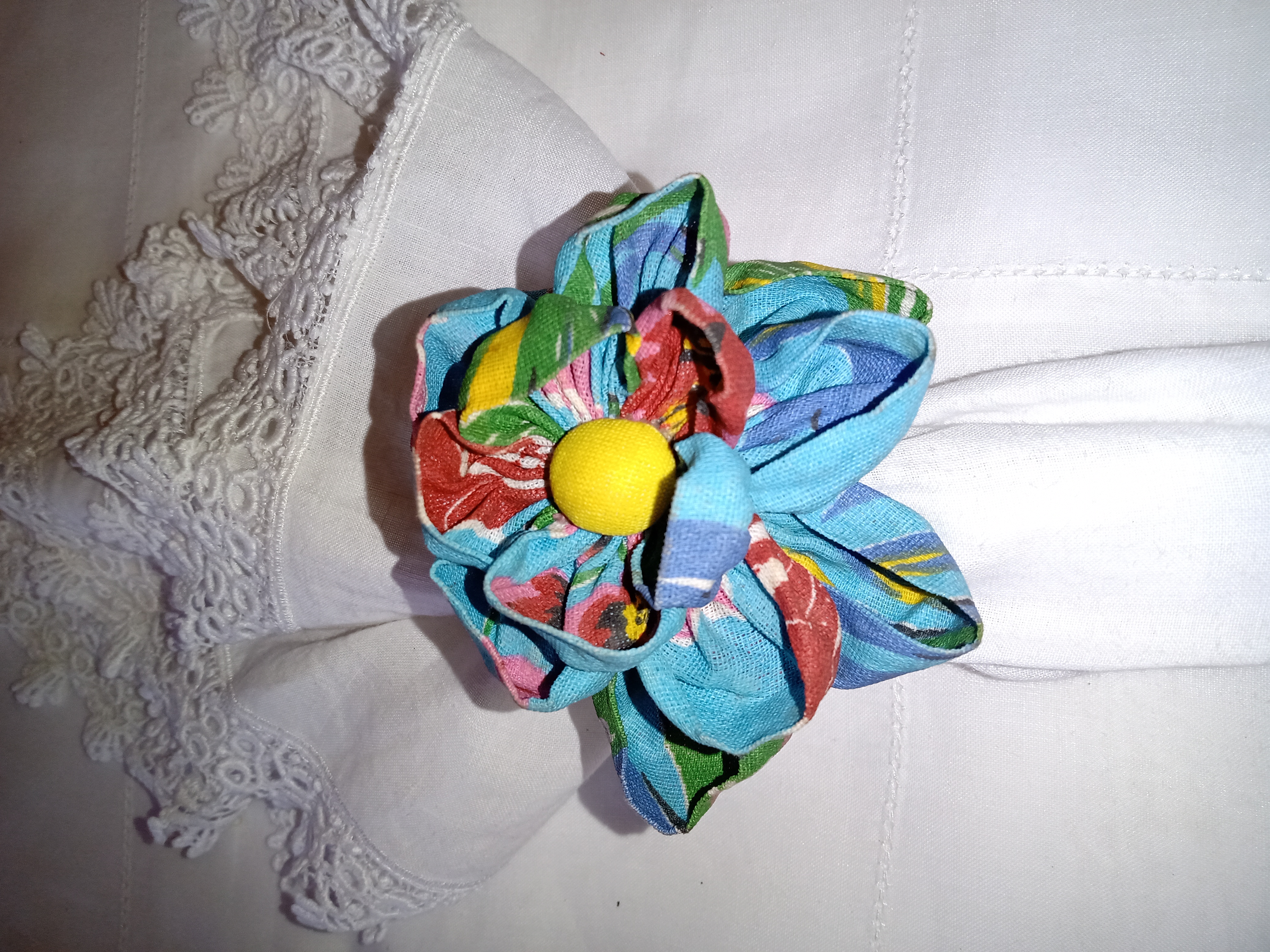 PORTA GUARDANAPO FLOR CHITAO VARIADAS